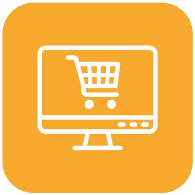 Etrade Vektör Simgesi Tasarım İllüstrasyonu