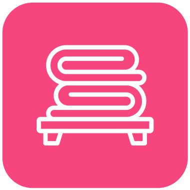 Battaniye Vektörü Simgesi Tasarım Çizimi