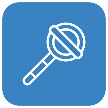 Lolipop Vektör Simgesi Tasarım İllüstrasyonu