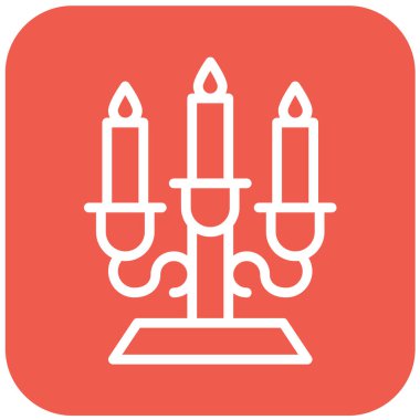 Mum Boyası Vektör Simgesi Tasarım İllüstrasyonu