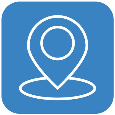 Gps Vektör Simgesi Tasarım İllüstrasyonu