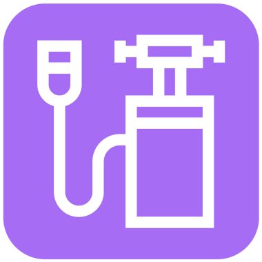 Hava pompası Vektör Simgesi Tasarım İllüstrasyonu