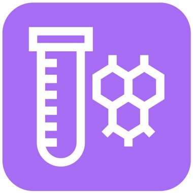 Biyokimya Vektörü Simge Tasarımı İllüstrasyonu
