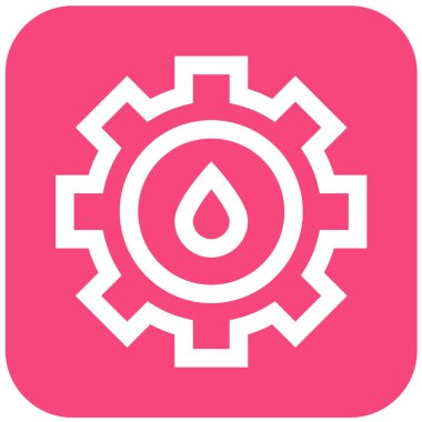 Yağ Yönetimi Vektör Simgesi Tasarım İllüstrasyonu