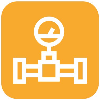 Petrol Boru Hattı Vektör Simgesi Tasarım İllüstrasyonu