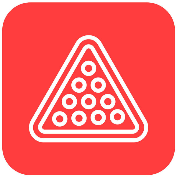 Billiard Vector Icon Design Illustration