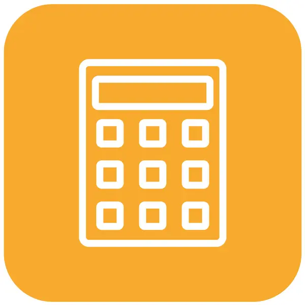 stock vector Calculator Vector Icon Design Illustration