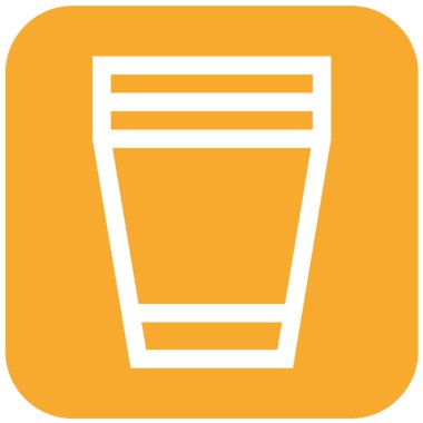 Çorba Kupası Vektör Simgesi Tasarımı Çizimi