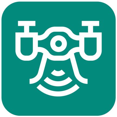 Drone Vektör Simgesi Tasarım İllüstrasyonu