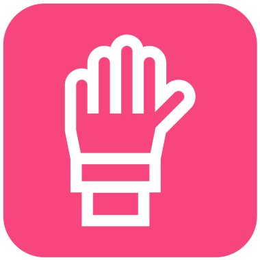 El Vektörü Simgesi Tasarım İllüstrasyonu