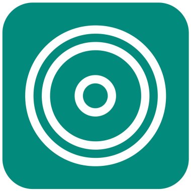 Plaka Vektörü Simgesi Tasarım İllüstrasyonu