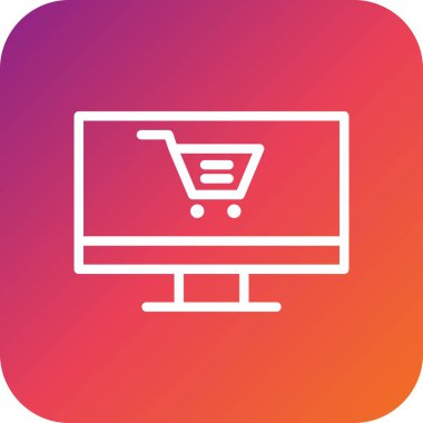 Etrade Vektör Simgesi Tasarım İllüstrasyonu