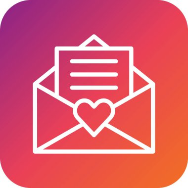 Düğün Davetiyesi Vektör Simgesi Tasarım İllüstrasyonu