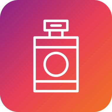 Parfüm Vektörü Simgesi Tasarım İllüstrasyonu