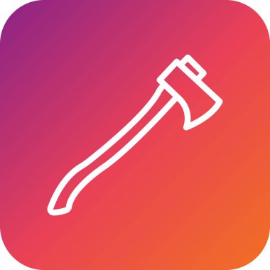 Axe Vektör Simgesi Tasarım İllüstrasyonu