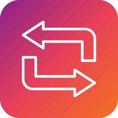 Vektör Simgesi Tasarım İllüstrasyonunu Tekrarla