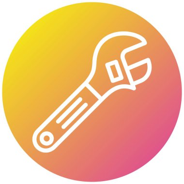 Anahtar Vektörü Simgesi Tasarım İllüstrasyonu