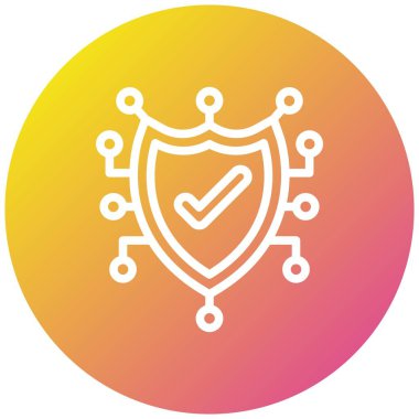 Kalkan Vektörü Simgesi Tasarım ResmiComment