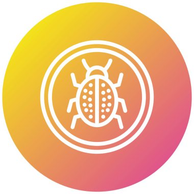 Antivirüs Vektör Simgesi Tasarım Çizimi