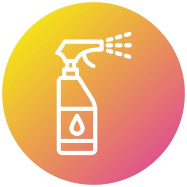 Sprey Vektör Simgesi Tasarım İllüstrasyonu