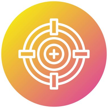 Hedef Vektör Simgesi Tasarım ResmiComment