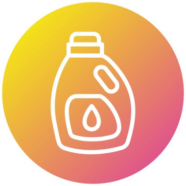 Deterjan Vektör Simgesi Tasarım İllüstrasyonu