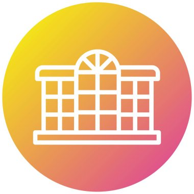 Pencere Vektörü Simgesi Tasarımı Çizimi