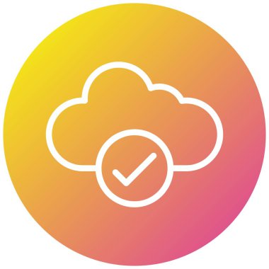 Vektör Simgesi Tasarım İllüstrasyonunu Kontrol Et