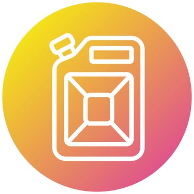 Eko yakıt Vektör Simgesi Tasarım İllüstrasyonu