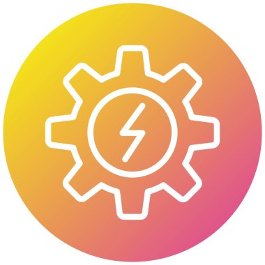 Elektrik teçhizatı Vektör Simgesi Tasarım İllüstrasyonu