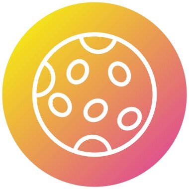 Mars Vektör Simgesi Tasarım İllüstrasyonu