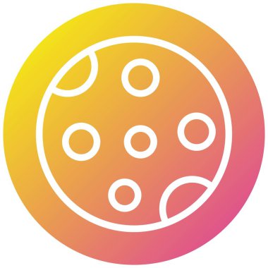 Ay faz Vektör Simgesi Tasarım İllüstrasyonu