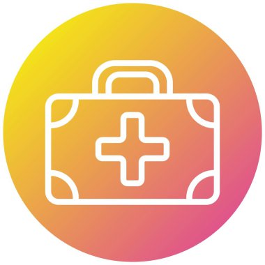 Tıbbi Malzeme Vektör Simgesi Tasarım İllüstrasyonu