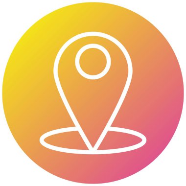 Spor Konumu Vektör Simgesi Tasarım İllüstrasyonu