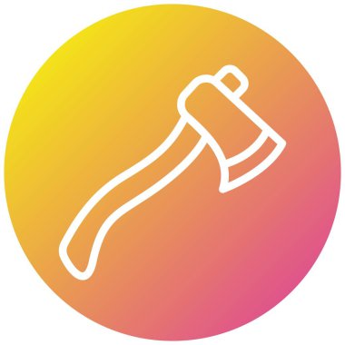 Axe Vektör Simgesi Tasarım İllüstrasyonu