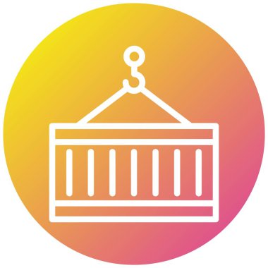 Taşıyıcı Vektör Simgesi Tasarım İllüstrasyonu