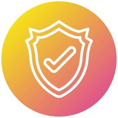 Kalkan Vektörü Simgesi Tasarım ResmiComment