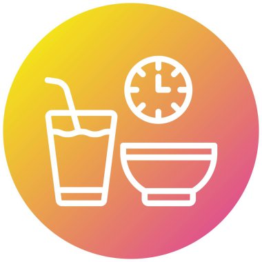 Oruç Vektörü Simgesi Tasarım İllüstrasyonu