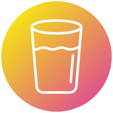 Cam Vektör Simgesi Tasarım İllüstrasyonu