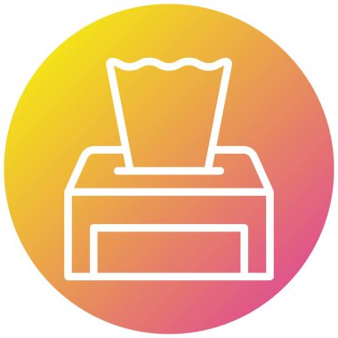 Islak mendil Vektör Simgesi Tasarım İllüstrasyonu