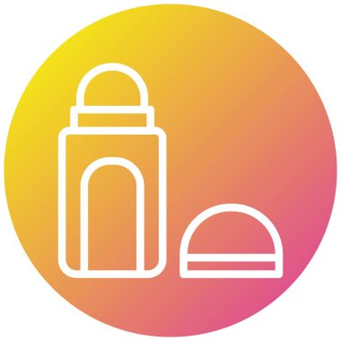 Deodorant Vektör Simgesi Tasarım Çizimi