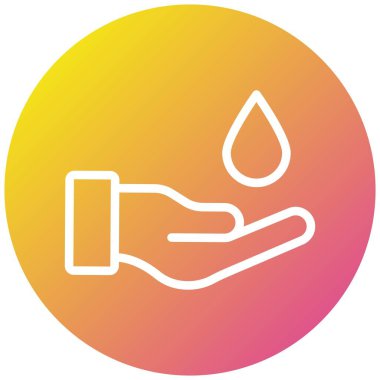 El kremi Vektör Simgesi Tasarım Çizimi