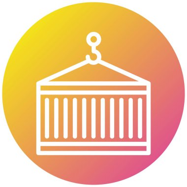 Taşıyıcı Vektör Simgesi Tasarım İllüstrasyonu