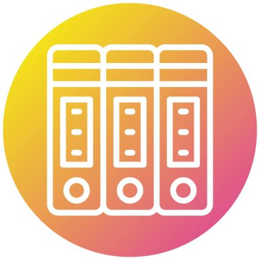 İş dizini Vektör Simgesi Tasarım İllüstrasyonu