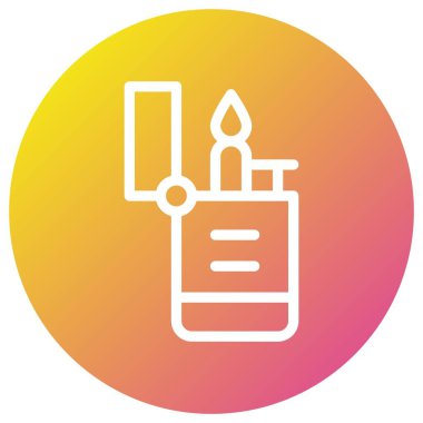 Daha Hafif Vektör Simgesi Tasarım İllüstrasyonu