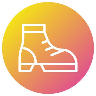 Çizme Vektörü Simgesi Tasarım Çizimi