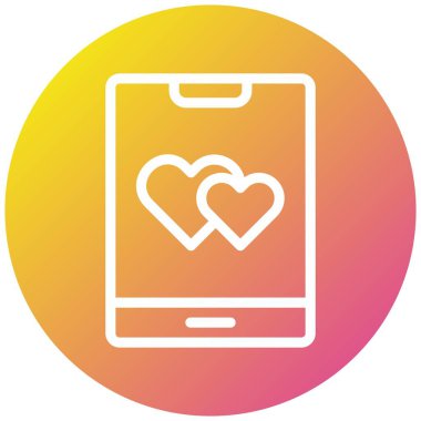 Tablet Vektör Simgesi Tasarım İllüstrasyonu