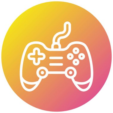 Oyun denetleyici Vektör Simgesi Tasarım İllüstrasyonu