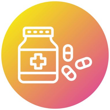 Haplar Vektör Simgesi Tasarım İllüstrasyonu