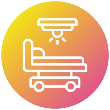 İşletim Odası Vektör Simgesi Tasarım İllüstrasyonu